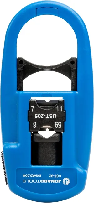 Jonard Tools CST-92 Coaxial Cable Stripper for RG59, RG6, RG6 Tri & Quad Shield, N48, RG7, RG11 Cables