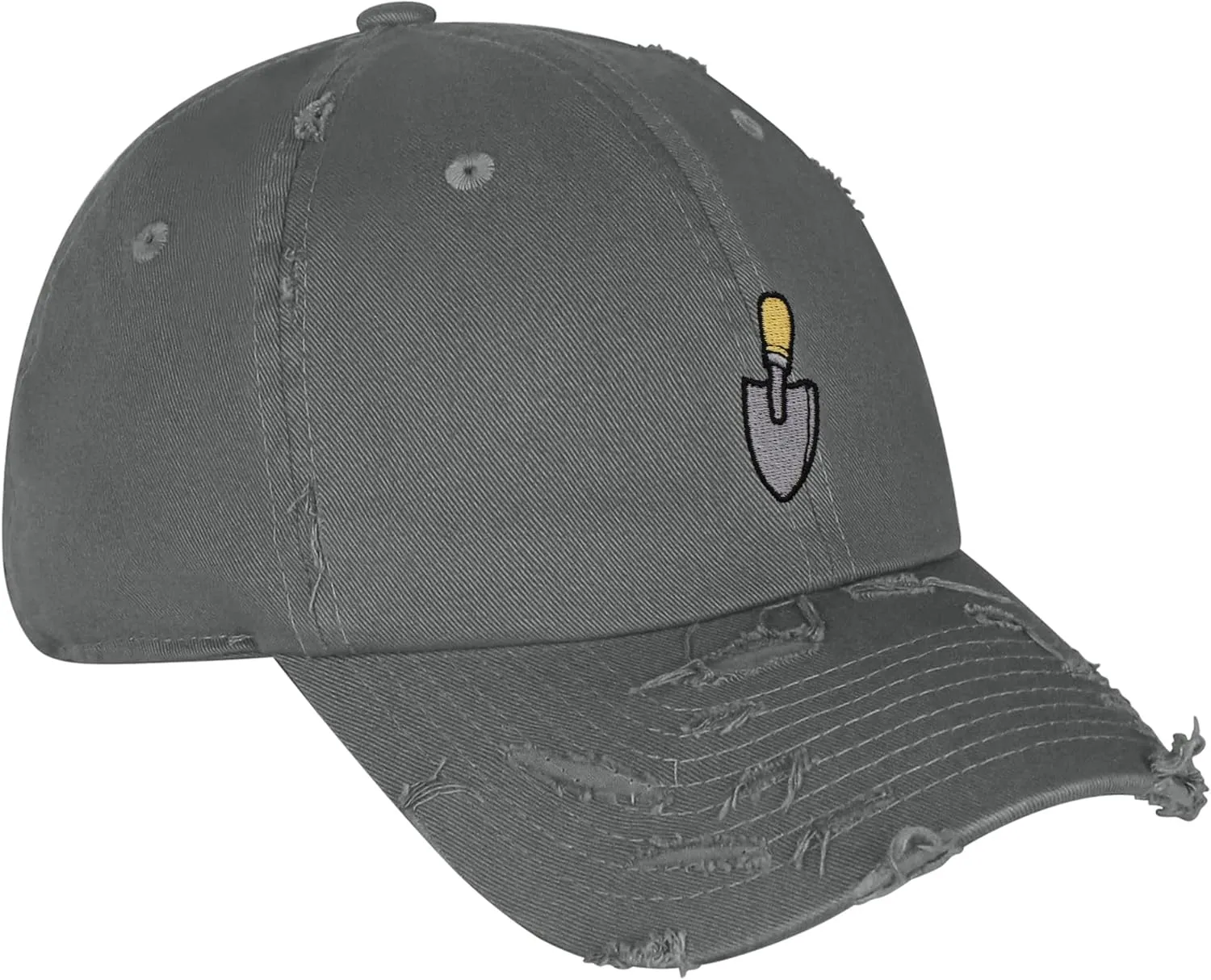 JPAK Shovel Vintage Dad Hat Frayed Embroidered Cap Tool