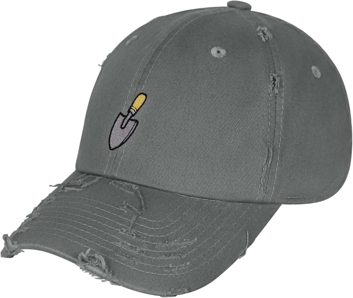 JPAK Shovel Vintage Dad Hat Frayed Embroidered Cap Tool