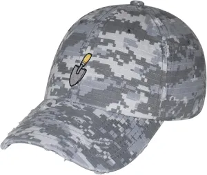 JPAK Shovel Vintage Dad Hat Frayed Embroidered Cap Tool