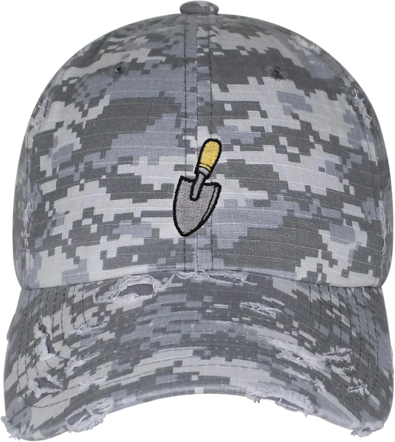 JPAK Shovel Vintage Dad Hat Frayed Embroidered Cap Tool