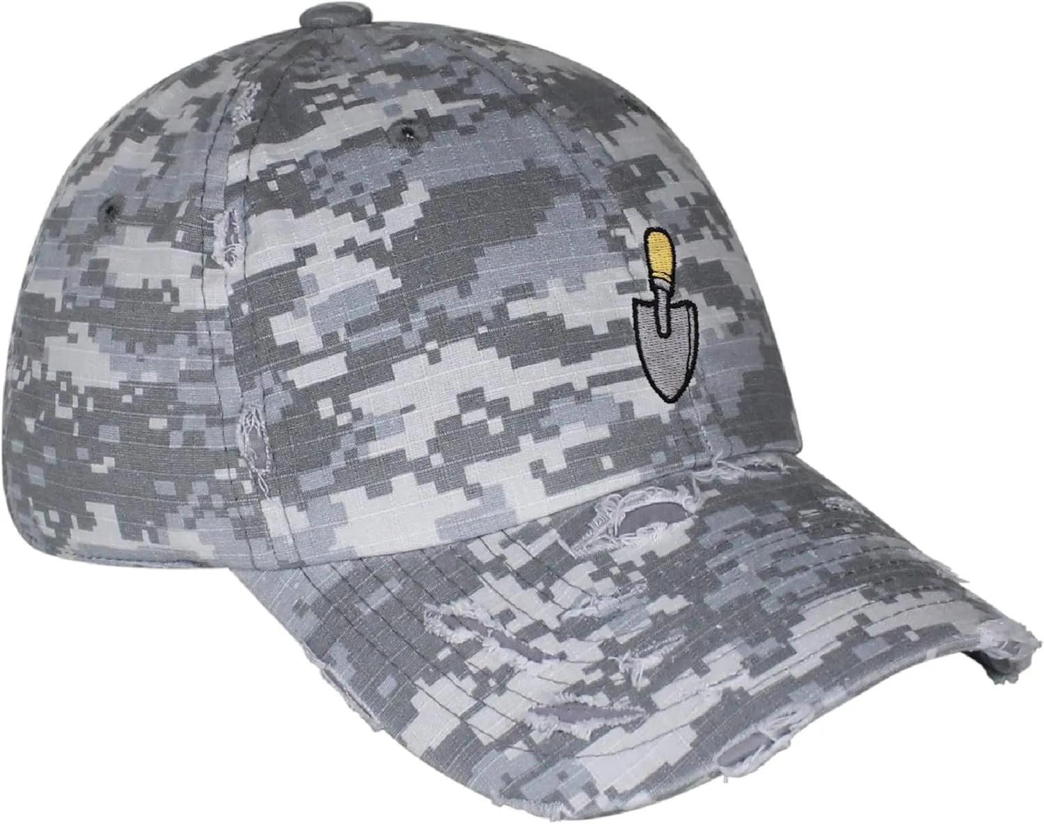 JPAK Shovel Vintage Dad Hat Frayed Embroidered Cap Tool