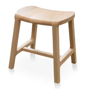Judy Wooden Low Stool - Natural