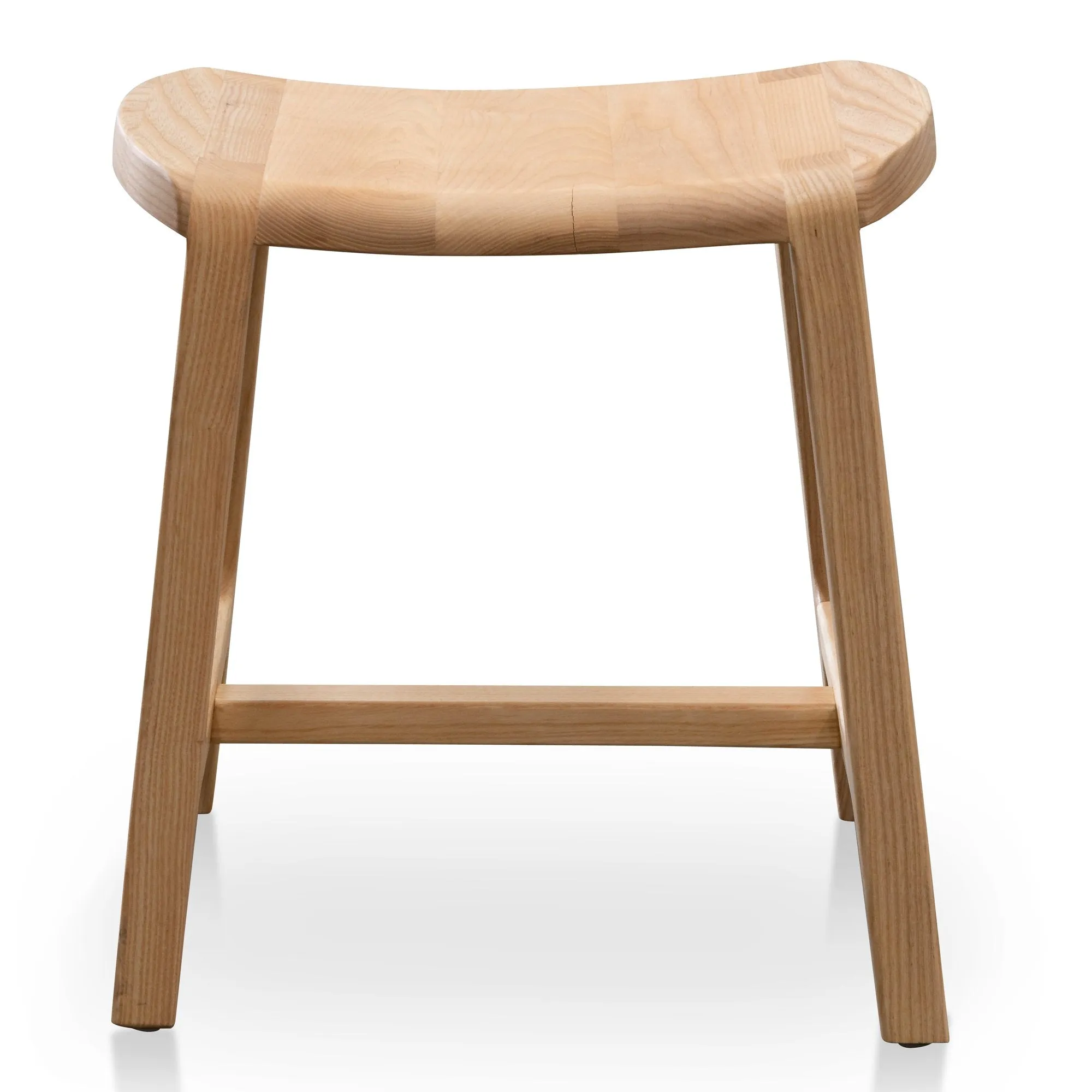 Judy Wooden Low Stool - Natural