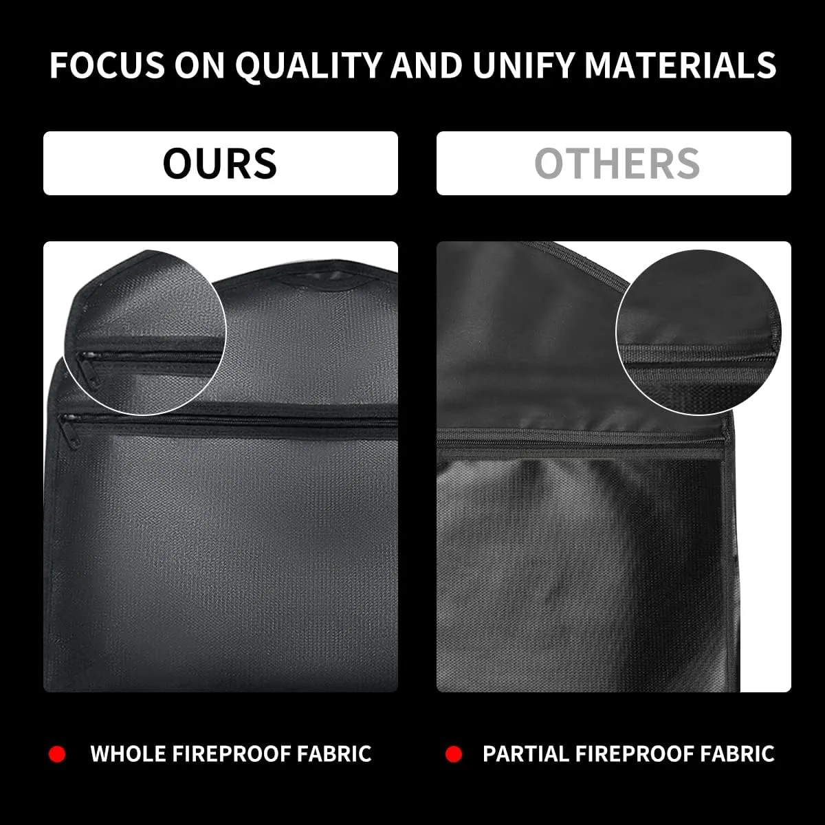JUGREAT Fireproof Hanger Diversion Safe Bag With Lock, Hidden Storage for Valuables, Secret Under Clothes With Hidden Compartment to Hide Items for Home or Travel - 1 Pack