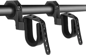 KEMIMOTO UTV Hunting Tool Holder Rack, Roll Bar UTV Tool Holder Shovel Mount Bow Rack Fits 1.75”- 2” Roll Bars