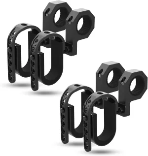 KEMIMOTO UTV Tool Holder Rack 2 Sets, Roll Bar UTV Tool Holder Shovel Mount Bow Rack Fits for 1.75”-2" Roll Bars Compatible with Snowmobile Golf Cart