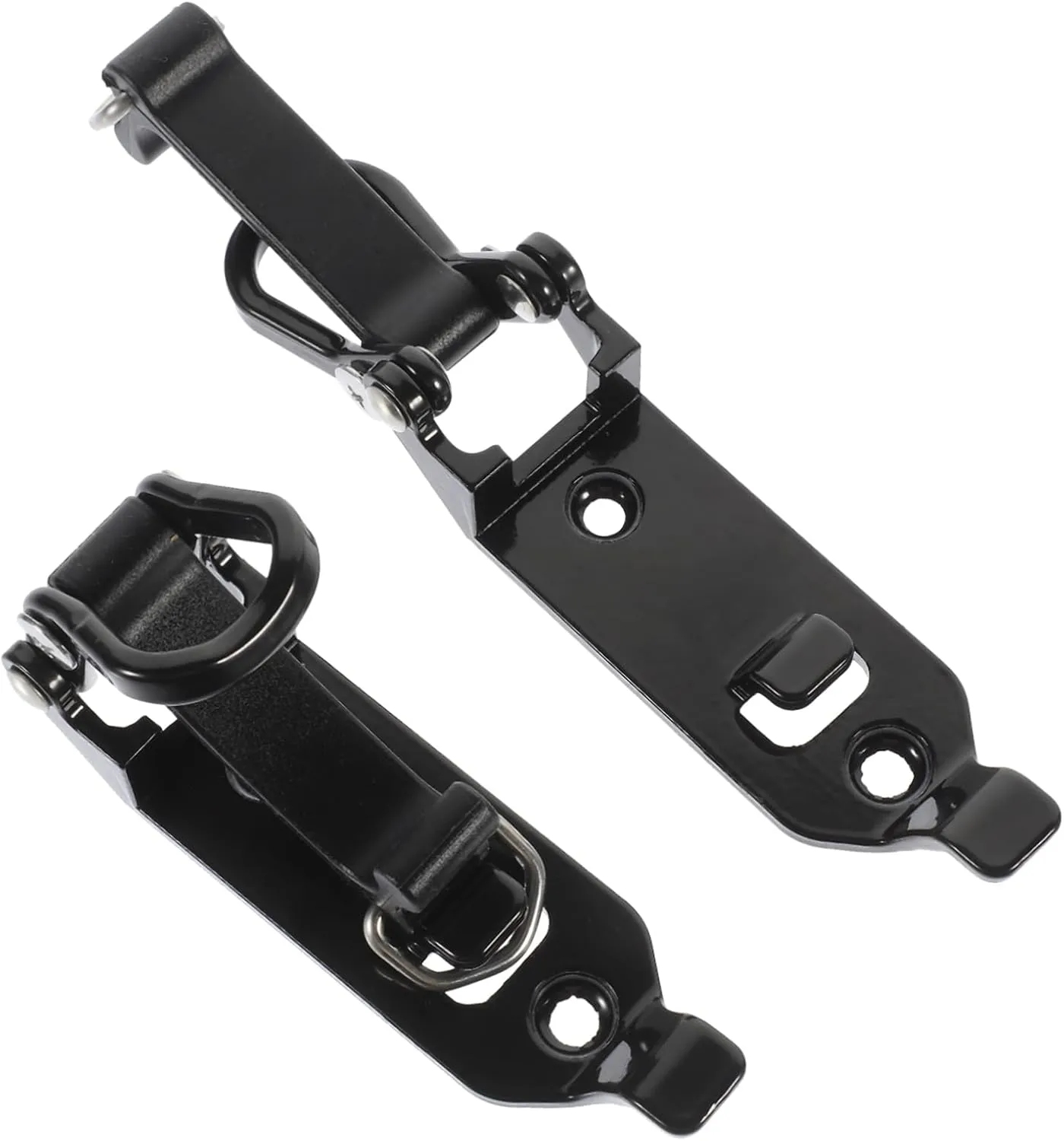 KESYOO 2pcs Roof Rack Pendant Bracket Holder Car Mounting Clamp Rack Hanging Outdoor Mount Roof Rack Car Metal Shovel Clamp Car Roof Rack Car Mount Rack Clamp Supply Black Zinc Alloy