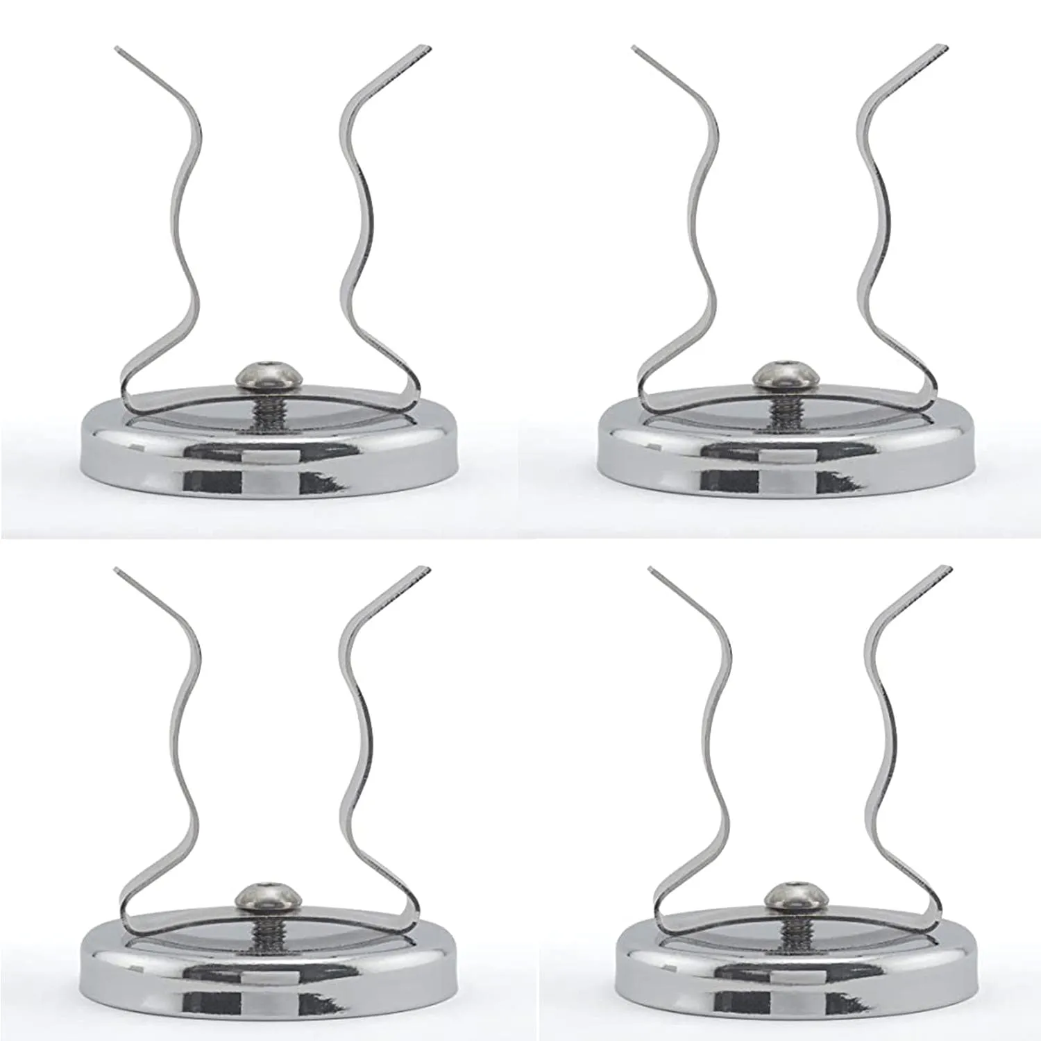 Keyfit Tools Adjustable Magnetic Or Wall Mount (4 pack) Broom Holder For Rake Shovel Tool Mop Garage Storage Hook Clip