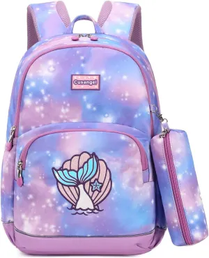 Kids Backpack for Girls Preschool Elementary Kindergarten School Bag 15.6″ Multifunctional Cute Large Capacity