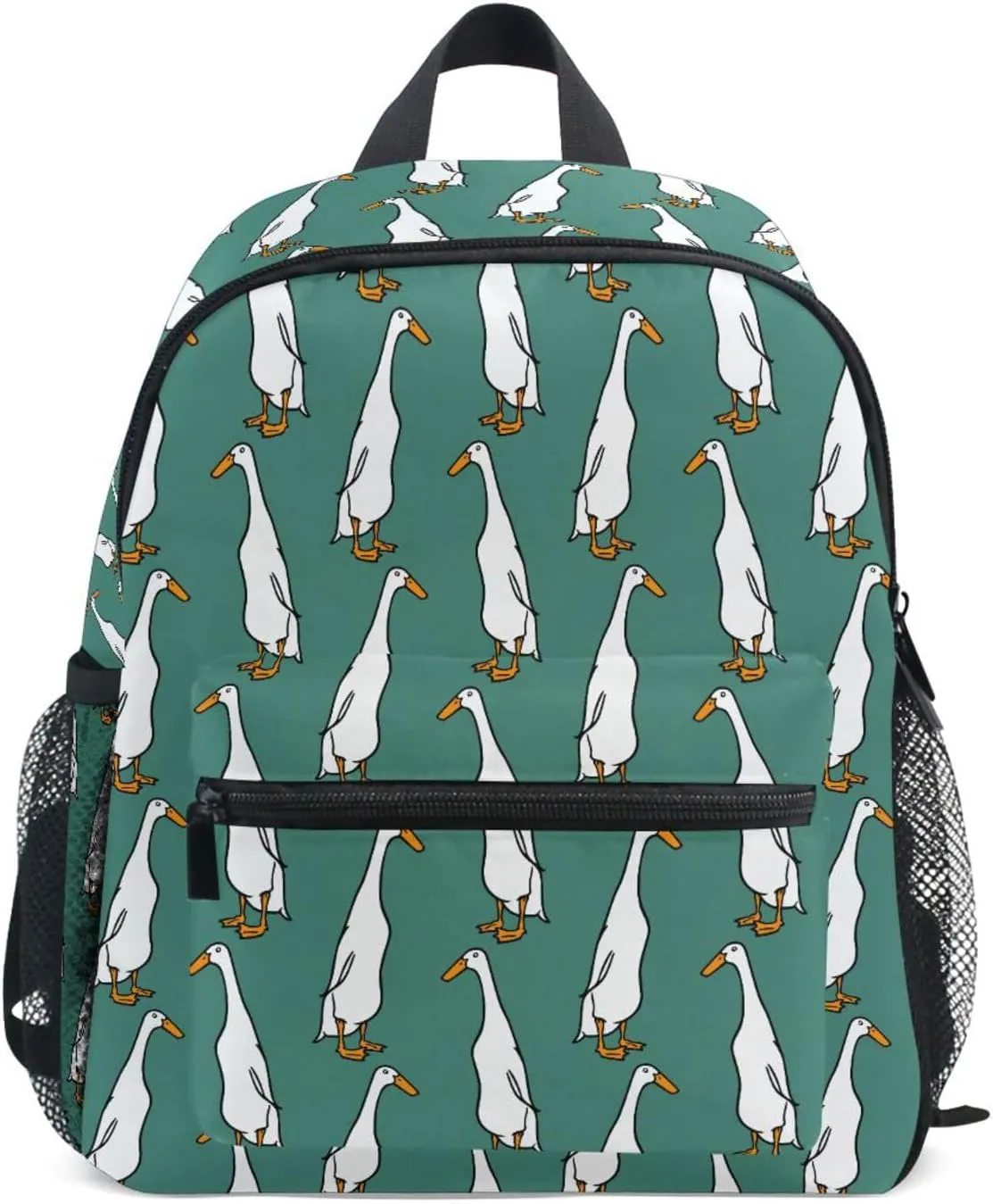 Kids Toddler Indian Runner Ducks Preschool Backpack for Boys Girls 3-8Y Schoolbag lightweight 12 Inch Travel Casual Bookbag