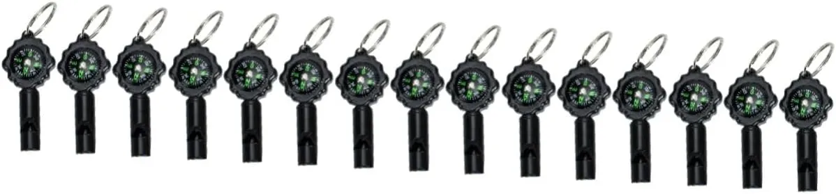 Kisangel 6 Pcs Whistle Multifunction Abs Survive