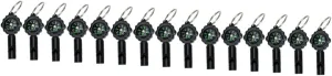 Kisangel 6 Pcs Whistle Multifunction Abs Survive