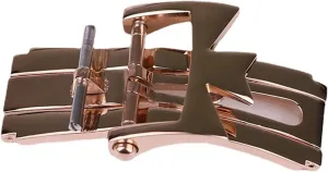 KLVN For Vacheron Constantin Watch Accessories Leather Strap Buckle 316L Stainless Steel Folding Double Press Butterfly Buckle 18mm