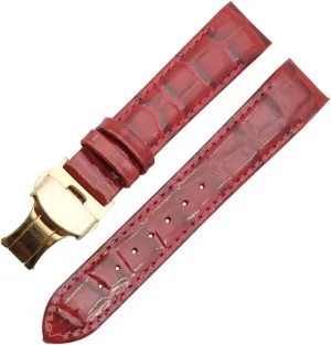 Leather Watch Bands Strap and Folding Clasp 18mm Compatible with Tissot T035210A T035207 Women Watch Watchband DIY Replace Lasting
