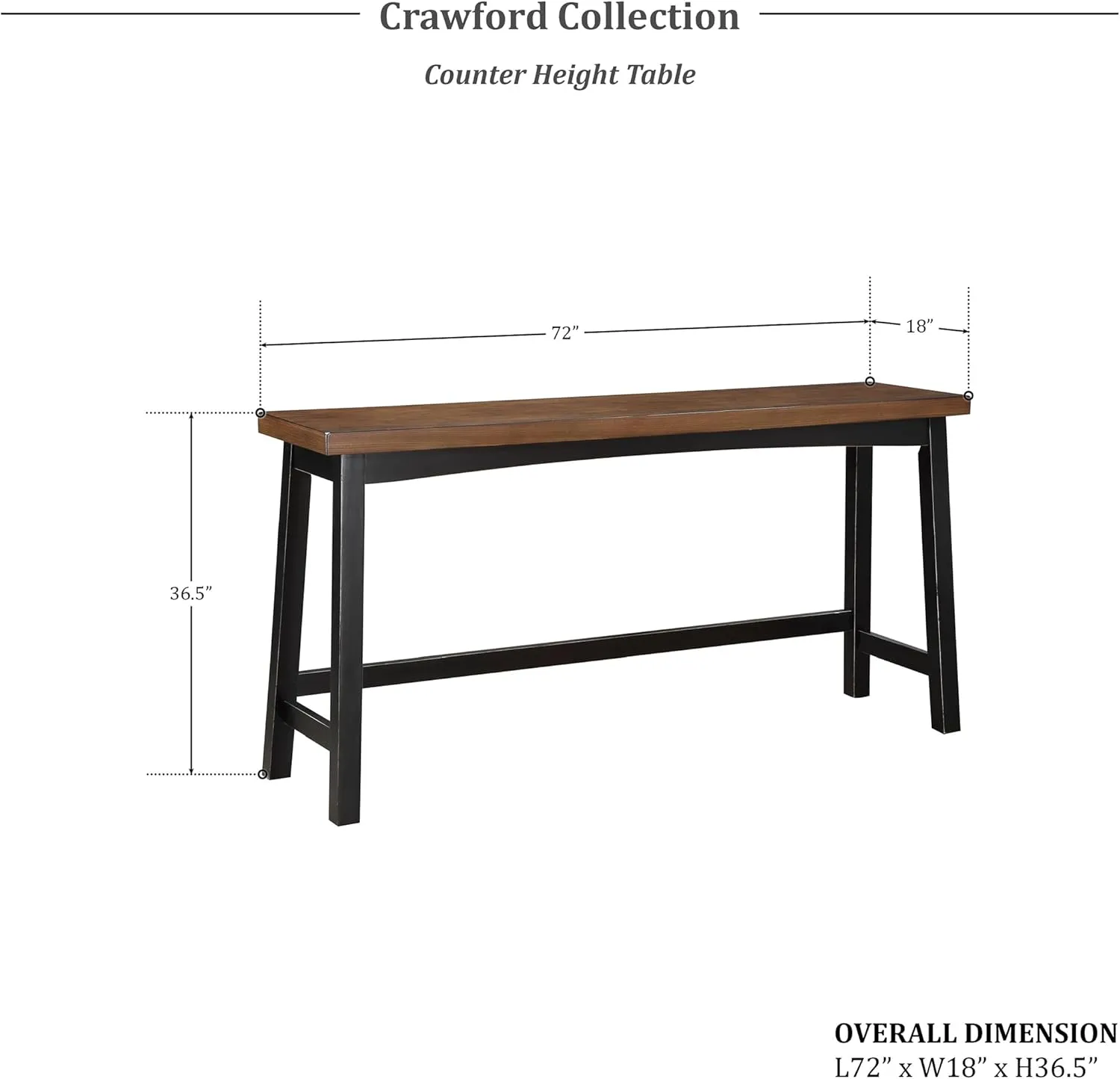 Lexicon Bar Table Set for 3, Small Kitchen Table Set Kitchen Island Table with 3 Saddle Bar Stools, 4 Piece Dining Table Set for Breakfast Nook, Living Room, Apartment, Counter Height, Black/Brown