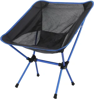 Lightweight Folding Camping Chair Portable Aluminum Fishing Chair for Camping BBQ Picnic Hiking
