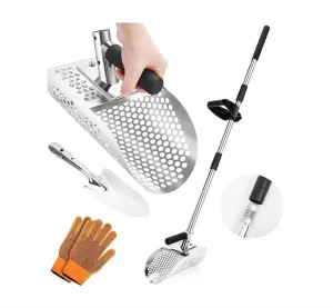 Long Handle Sand Scoop & Shovel Scoop for Metal Detecting