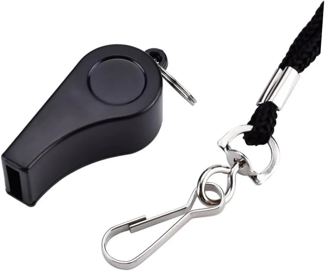 Loud Emergency Whistle for Adults Survival Outdoor Whistle with Lanyard