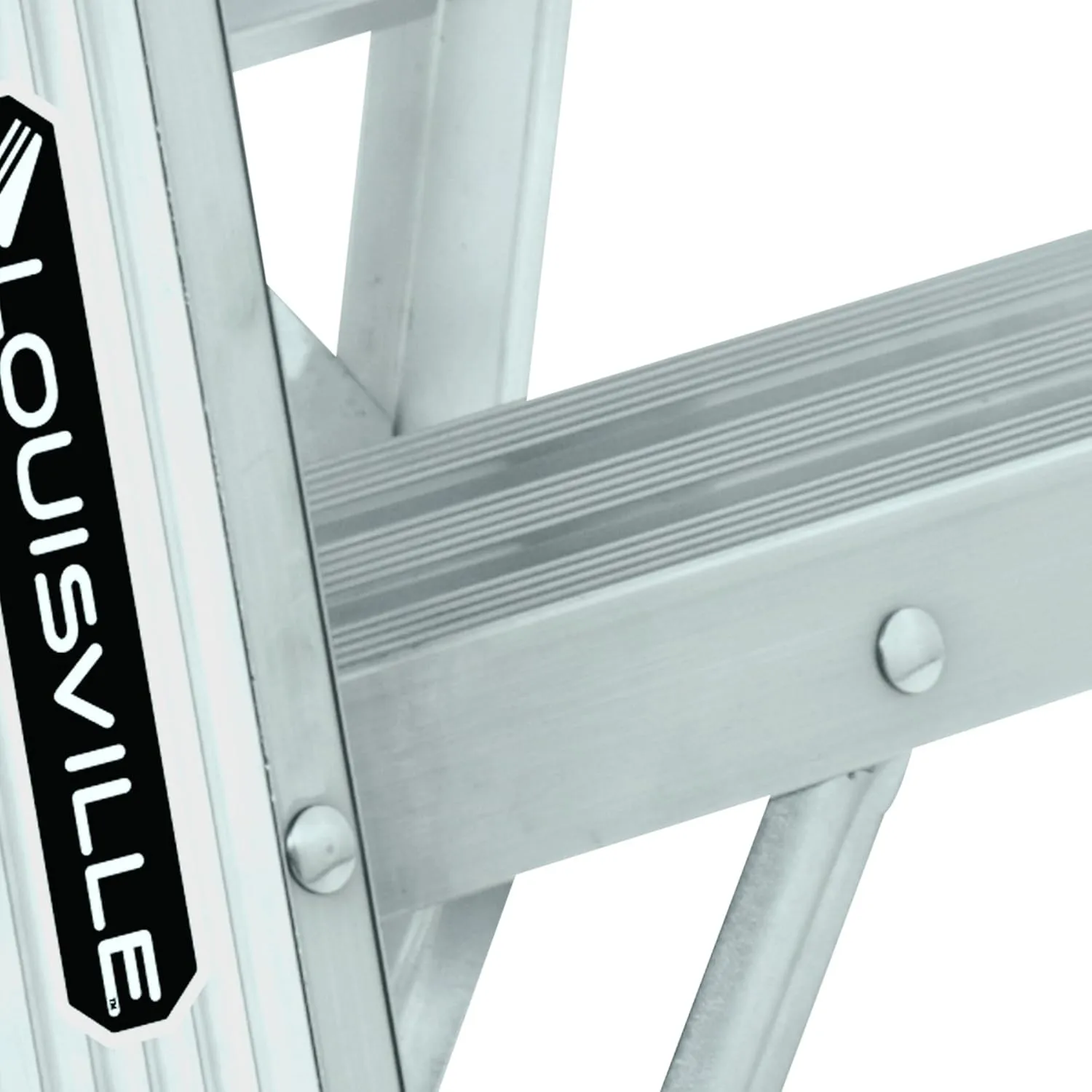 Louisville Ladder 2-Foot Aluminum Step Stool Industrial, 300-Pound Load Capacity, Type IA, AS3002