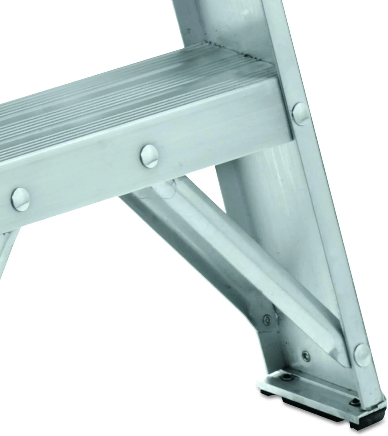 Louisville Ladder 2-Foot Aluminum Step Stool Industrial, 300-Pound Load Capacity, Type IA, AS3002