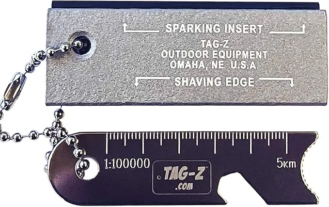 Magnesium Fire Starter - Camping Fire Starter - Outdoor Military Fire Starter - Ferro Rod Firestarter