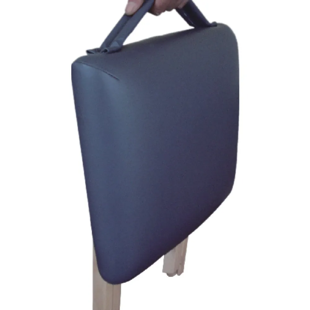 Master Massage Wooden Handy/Folding Massage Stool Royal Blue