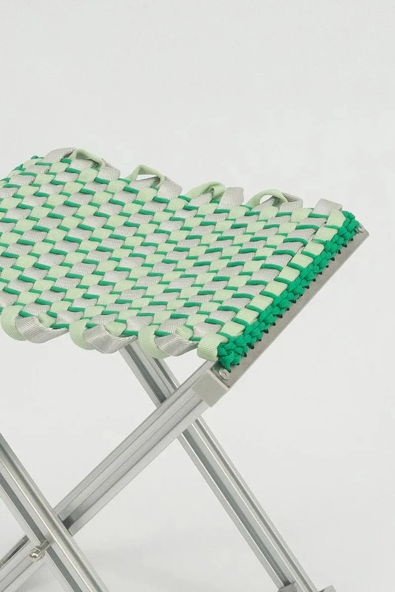 MAZHA STOOL/ PEA   SILVER