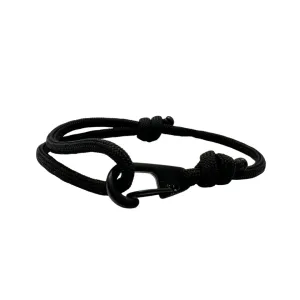 Men Paracord Survival Bracelet - Mens Hiking Outdoor Supplies, Military Gear, Camping and Hunting Accessories, Emergency Tools, Backpacks Essentials, Best Friend Gift, Fishing Equipment (Black)