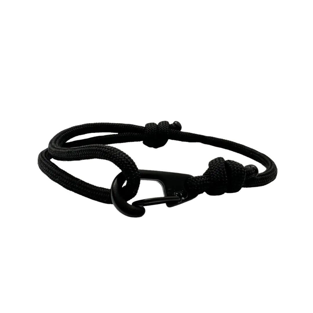 Men Paracord Survival Bracelet - Mens Hiking Outdoor Supplies, Military Gear, Camping and Hunting Accessories, Emergency Tools, Backpacks Essentials, Best Friend Gift, Fishing Equipment (Black)