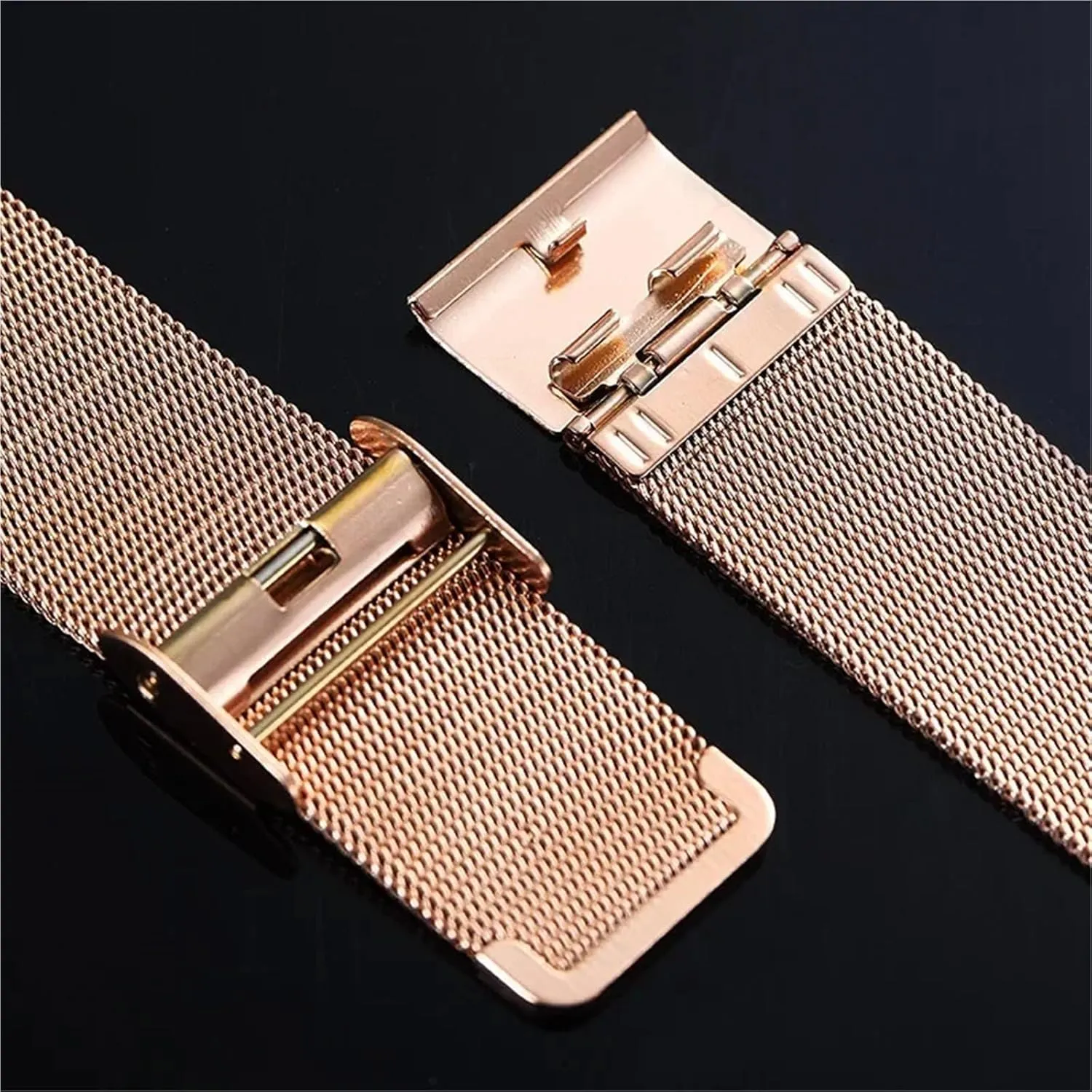 Mesh Stainless Steel Watch Strap 18 20 22mm Bracelet Metal Quick Release Men Women Universal Band