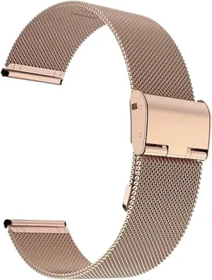 Mesh Stainless Steel Watch Strap 18 20 22mm Bracelet Metal Quick Release Men Women Universal Band