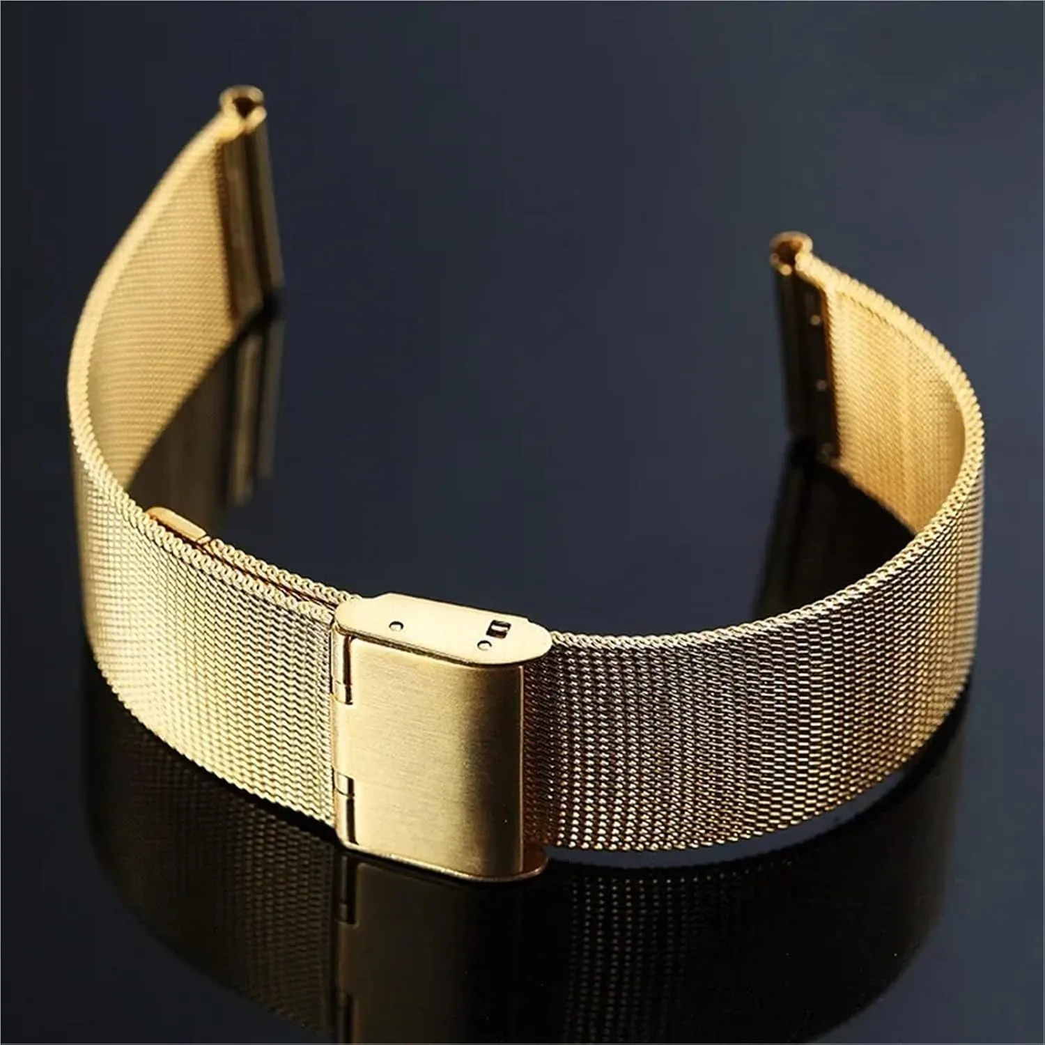 Mesh Stainless Steel Watch Strap 18 20 22mm Bracelet Metal Quick Release Men Women Universal Band