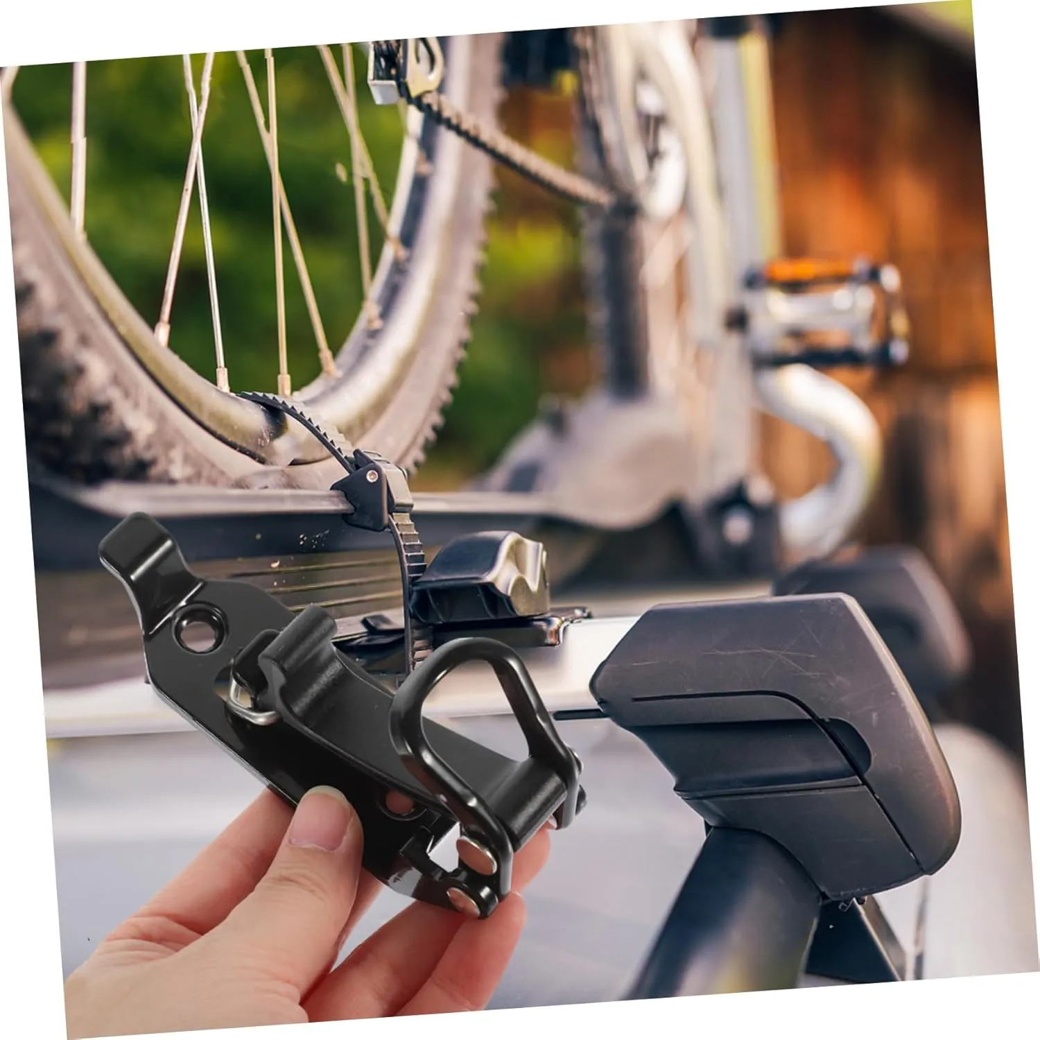 Metal Shovel Mount Stand for Roof Rack Car Shovel Holder Clamp Fastening Bracket
