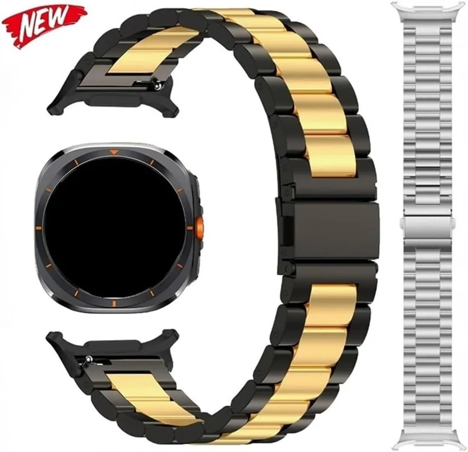 Metal Strap Fit for Samsung Galaxy Watch Ultra 47mm Business Stainless steel Wristband Bracelet Accessories