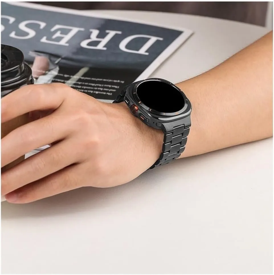 Metal Strap Fit for Samsung Galaxy Watch Ultra 47mm Business Stainless steel Wristband Bracelet Accessories