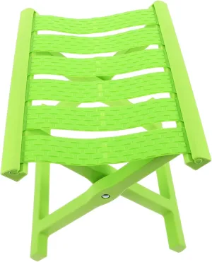 Mikikit Portable Lightweight Folding Stool for Outdoor Use Ergonomic Fishing Chair Collapsible Camping Seat for Gardening and Backyard Activities Compact and Easy to Carry