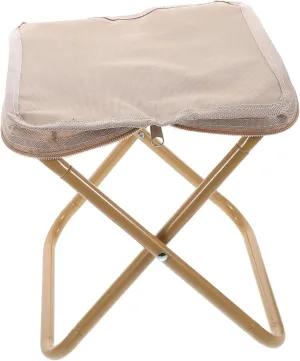 Mikinona Lightweight Portable Camping Stool Outdoor Chair for Hiking Fishing Picnics and Travel Compact Design for Easy Transport and Convenience