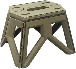 Milisten Folding Stool for Camping Durable Plastic Fishing Stool Easy to Carry Perfect for Hiking