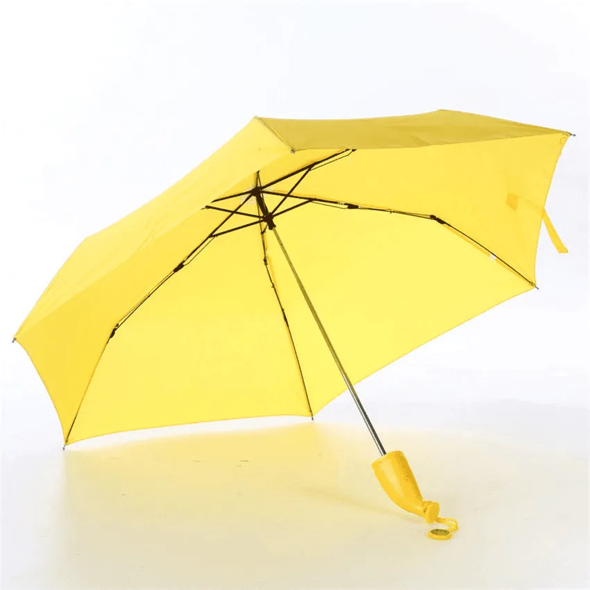 Mini Folding Umbrella - Compact Travel Banana Umbrella