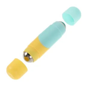 Mini Heart Facial Double-headed Roller Tool for Lifting and Sculpting Portable Design for Home Office and Travel and Neck Wrinkle Treatment