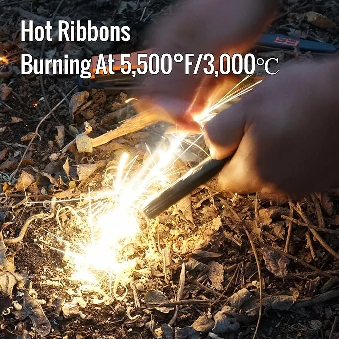 Mini Small Short Ferro Rods Ferrocerium Rod Magnesium Flint and Steel for Kids Boy Scout to Start A Fire in Camping Survival Bushcraft Emergency Training Teaching
