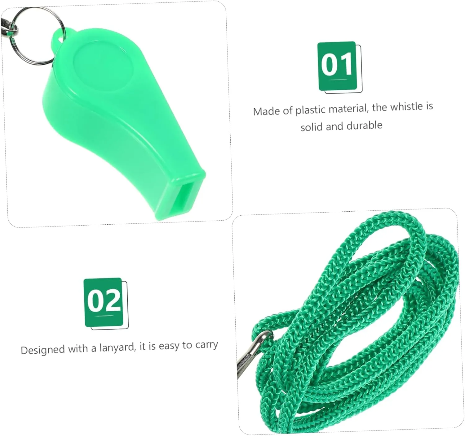 Mipcase Referee Whistle Sports Whistle Outdoor Whistle Portable Whistle Safety Whistle Travel Whistle Survival