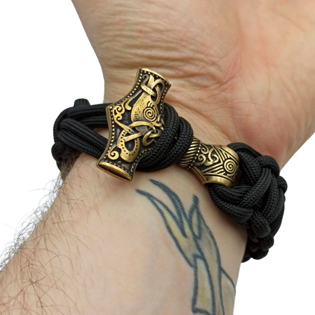 Mjolnir replica paracord bracelet