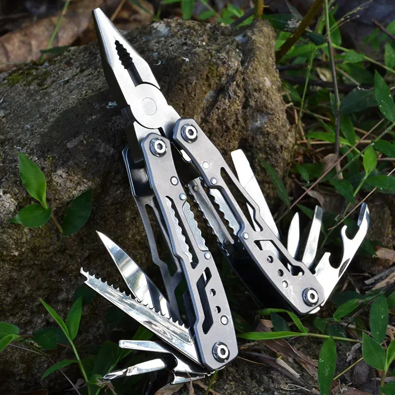 Multifunction Pocket Knife – Stainless Steel Survival Multi-Tool For Camping & Hunting