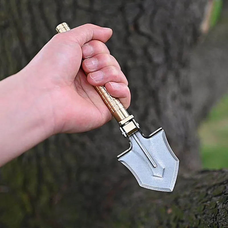 Multifunctional Mini Camping Shovel - 3-in-1 Tool for Outdoor Use