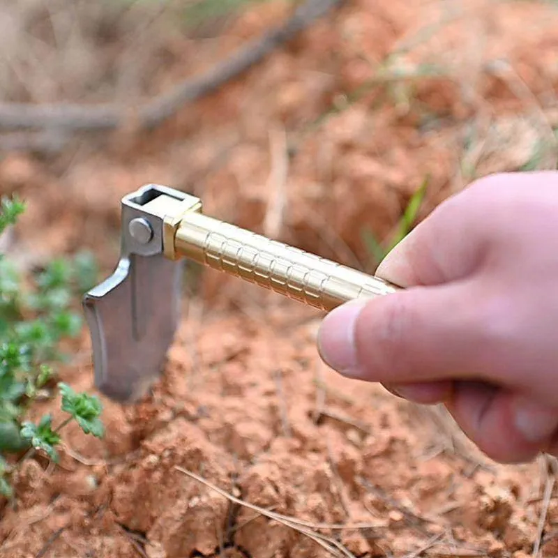 Multifunctional Mini Camping Shovel - 3-in-1 Tool for Outdoor Use