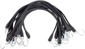Mytee Products 21" EPDM Tarp Bungee Straps Crimped Hooks -50 Pack