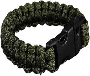 New 2026 Unisex 24.5Cm Nine Core Reflective Paracord Escape Emergency Glowing Plaited Rope Survival Saving Bracelet With Whistle Tools You Accessories Trendy Best For Gift Women And Men