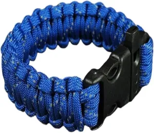 New 2026 Unisex 24.5Cm Nine Core Reflective Paracord Escape Emergency Glowing Plaited Rope Survival Saving Bracelet With Whistle Tools You Accessories Trendy Best For Gift Women And Men